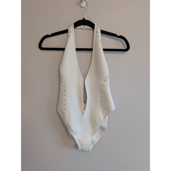 Gigi C Grace One-Piece Surf Suit White Orig. $200 size XS/S - Picture 6 of 7